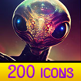 Icon of the asset:Sci-Fi Concept Art - Aliens 1 - RPG FPS