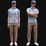 Icon of the asset:Man in Casual Outfit 4 - Rigged