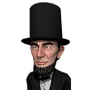 Icon of the asset:Abraham Lincoln caricature