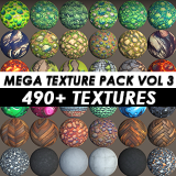 Icon of the asset:490 Stylized Textures - Mega Pack Vol 3