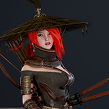 Icon of the asset:Samurai Ninja Girl