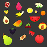 Icon of the asset:Low Poly 3D Fruit Pack