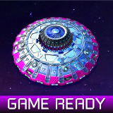 3D sci-fi spaceship Rikka IFO