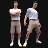 Icon of the asset:Man in Summer Outfit 14 - Rigged