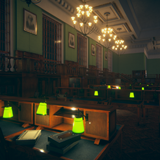 Icon of the asset:Library Reading Room (HDRP + BIP)