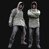 Icon of the asset:Man in Winter Outfit 2 - Rigged