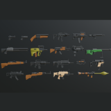Icon of the asset:LOWPOLY STYLIZED WEAPONS PACK (80 GUNS)