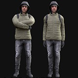 Icon of the asset:Man in Winter Outfit 3 - Rigged