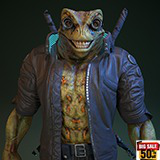 Icon of the asset:Cyberpunk Frog