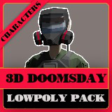 Icon of the asset:3D Characters Doomsday Lowpoly Pack