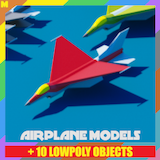 Icon of the asset:10 Airplane Models Pack