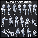 Icon of the asset:50 Male Animations