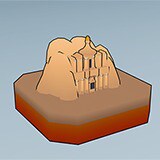 Icon of the asset:Cartoon World Landmarks Low Poly: Petra
