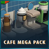 Icon of the asset:Interior Room Assets: Cafe Mega Pack