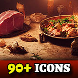 Icon of the asset:Epic Fantasy RPG Icons - Food & Drink