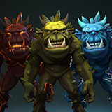 Icon of the asset:Stylized Crystal Ogre