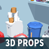 Icon of the asset:3D Toilet Lowpoly Models