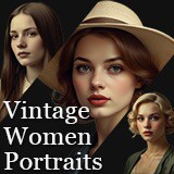 Icon of the asset:Vintage Women Portraits