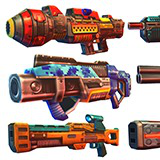 Icon of the asset:Ultimate Rifles and Si-Fi Launchers 17 Weapons Combo Pack