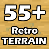 Icon of the asset:55+ 2D Retro Terrain Tiles