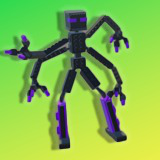Icon of the asset:Brick Toy 3D Low Poly Fighter Robots