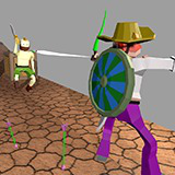 Icon of the asset:Sword, Gun and Bow Platformer 2.5D