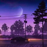 Icon of the asset:Spring Night / 2D Landscape