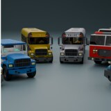 Icon of the asset:Low Poly City Vehicles with Interiors by PolyScript – 17 Customizable Models