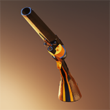 Icon of the asset:3D Steampunk Themed Pistol - Low Poly