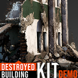 Icon of the asset:Destroyed Building Kit - Demo