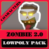 Icon of the asset:3D Characters Zombie City Streets Lowpoly Pack