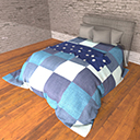 Icon of the asset:Realistic Bed 01