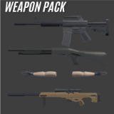 Icon of the asset:mid/high poly rigged weapons pack