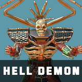 Icon of the asset:Hell Demon (skeleton)