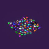 Icon of the asset:Gems, Crystals, Jewels - Low poly shiny stones