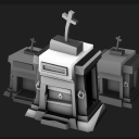 Icon of the asset:Low Poly Cemetery Tomb Kit with LODs