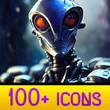 Icon of the asset:Sci-Fi Concept Art - Robots - RPG FPS
