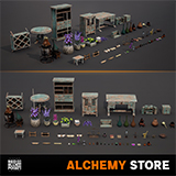 Icon of the asset:Medieval Alchemist Accessories