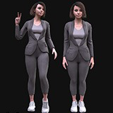 Icon of the asset:Woman in Business Outfit - Rigged