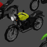 Icon of the asset:Low poly motorcycles