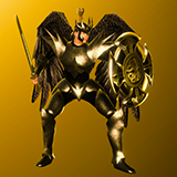 Icon of the asset:Animated Low Poly Angel Knight + 4 wings