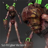Icon of the asset:Sci-fi Cyber Victim 4