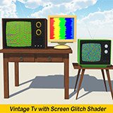 Icon of the asset:Vintage Tv with Screen Glitch 2
