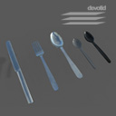 Icon of the asset:Cutlery Silverware PBR