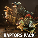 Icon of the asset:Raptors Pack