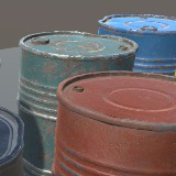 Icon of the asset:PBR Metal Barrels Pack