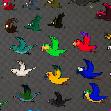 Icon of the asset:Cute Birds 2D(8 in 1) Pack