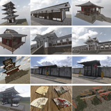 Icon of the asset:Asian Buildings Collection