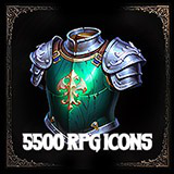 Icon of the asset:5000+ Action RPG Icons Pack, Stylized Roleplay Game Assets Bundle