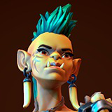 Icon of the asset:Orc Warrior Female Character